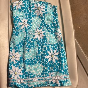 Lilly Pulitzer dress turquoise girls 8
